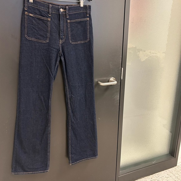 Polo by Ralph Lauren sz 27 EUC/ near new wide leg  Classic Blue Bootcut Jeans - Picture 14 of 14